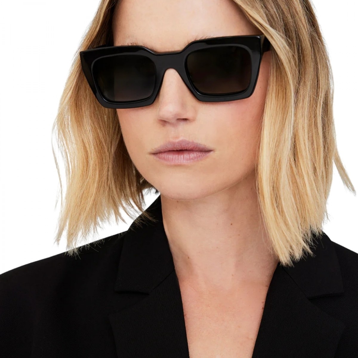 anine bing indio sunglasses - black