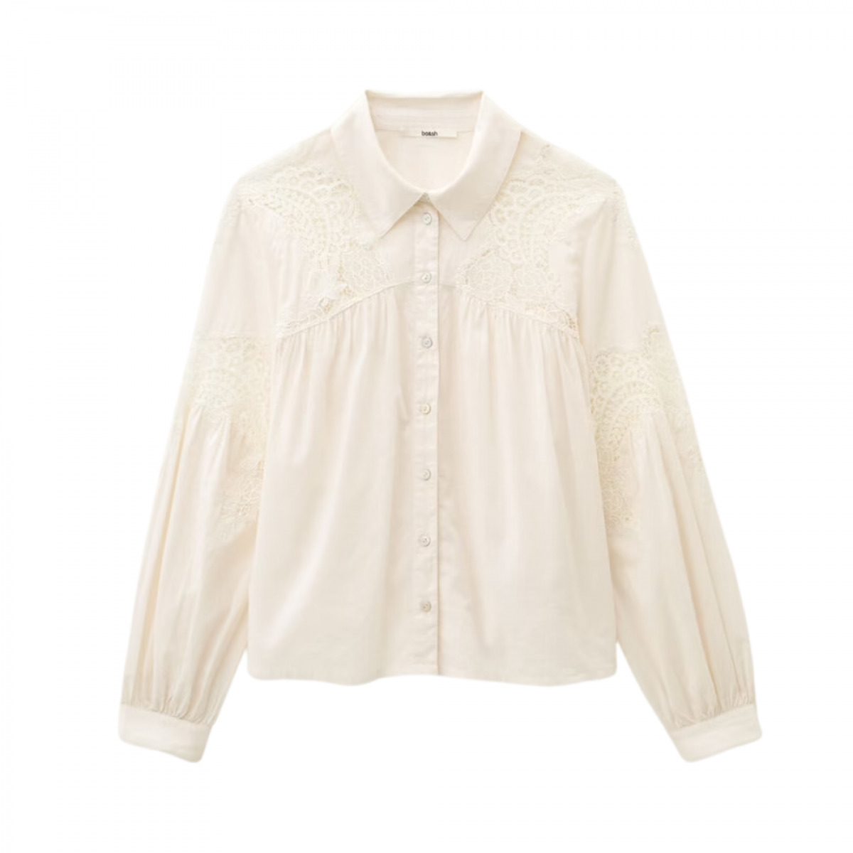 shirt roseanne - ecru - front