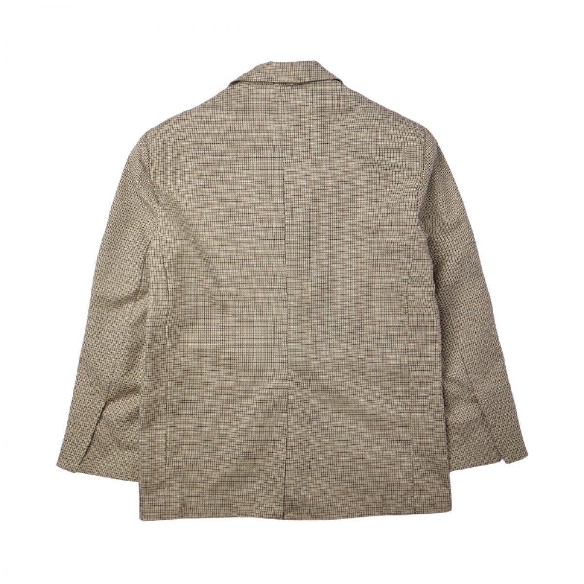 mati mati alberte blazer - beige check - ryg