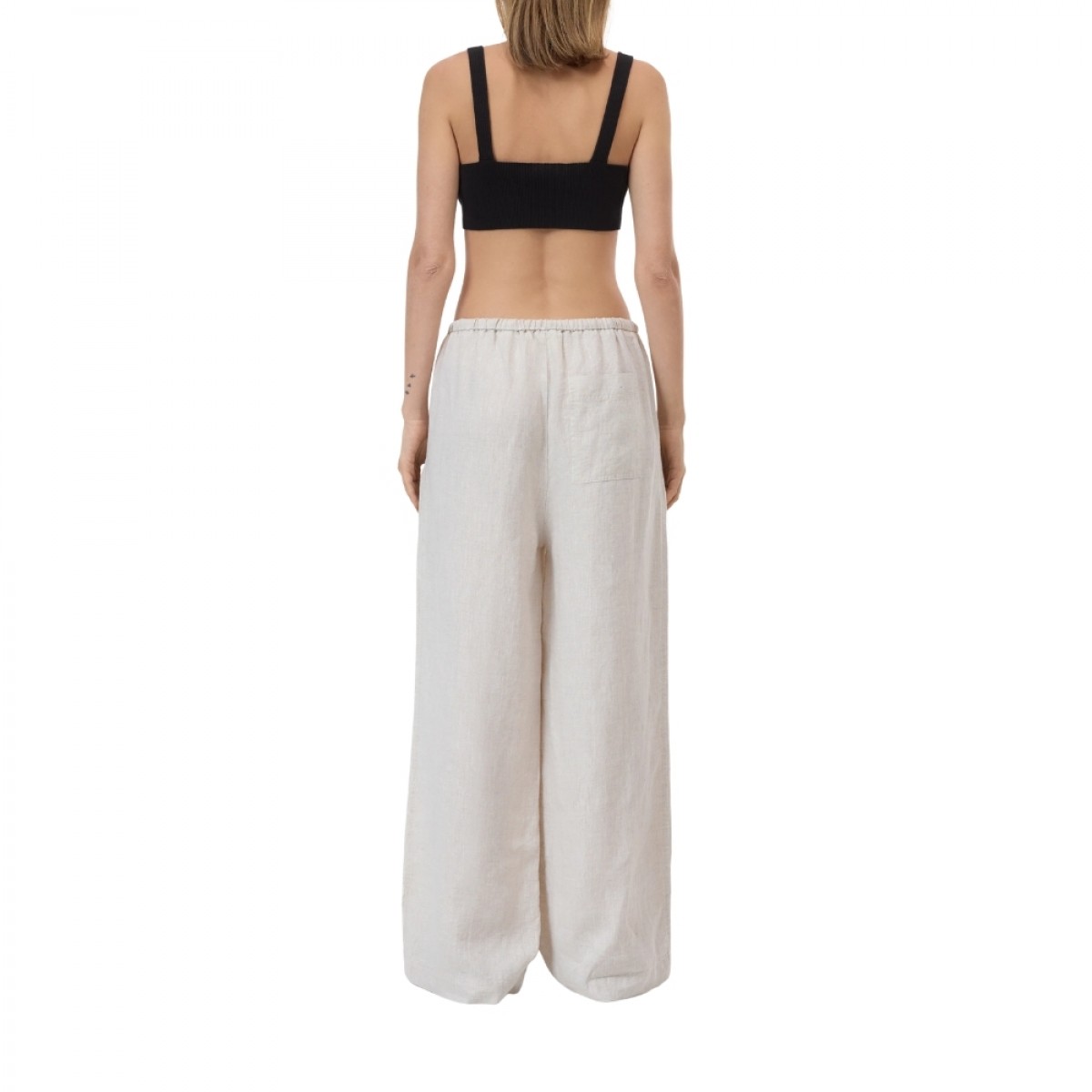 closed wide pants wynston - mud grey - bagfra