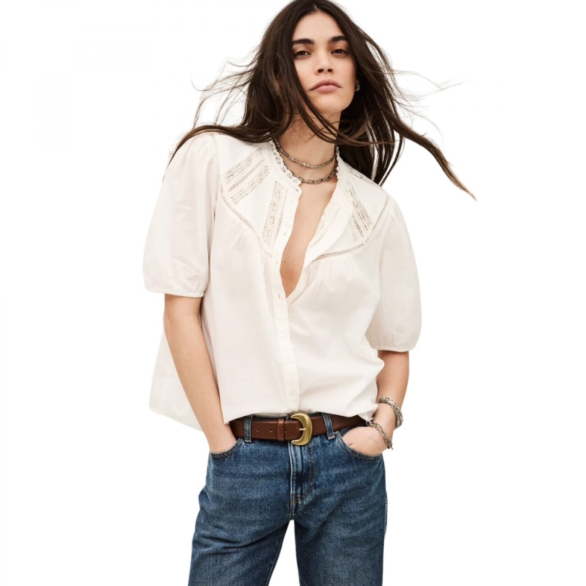 blouse nella - ecru
