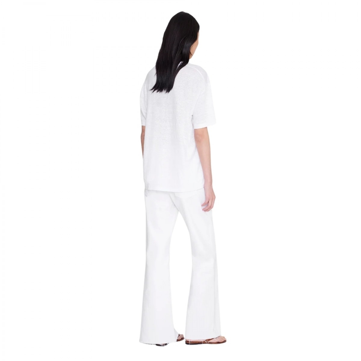 anine bing cade tee - white - ryg