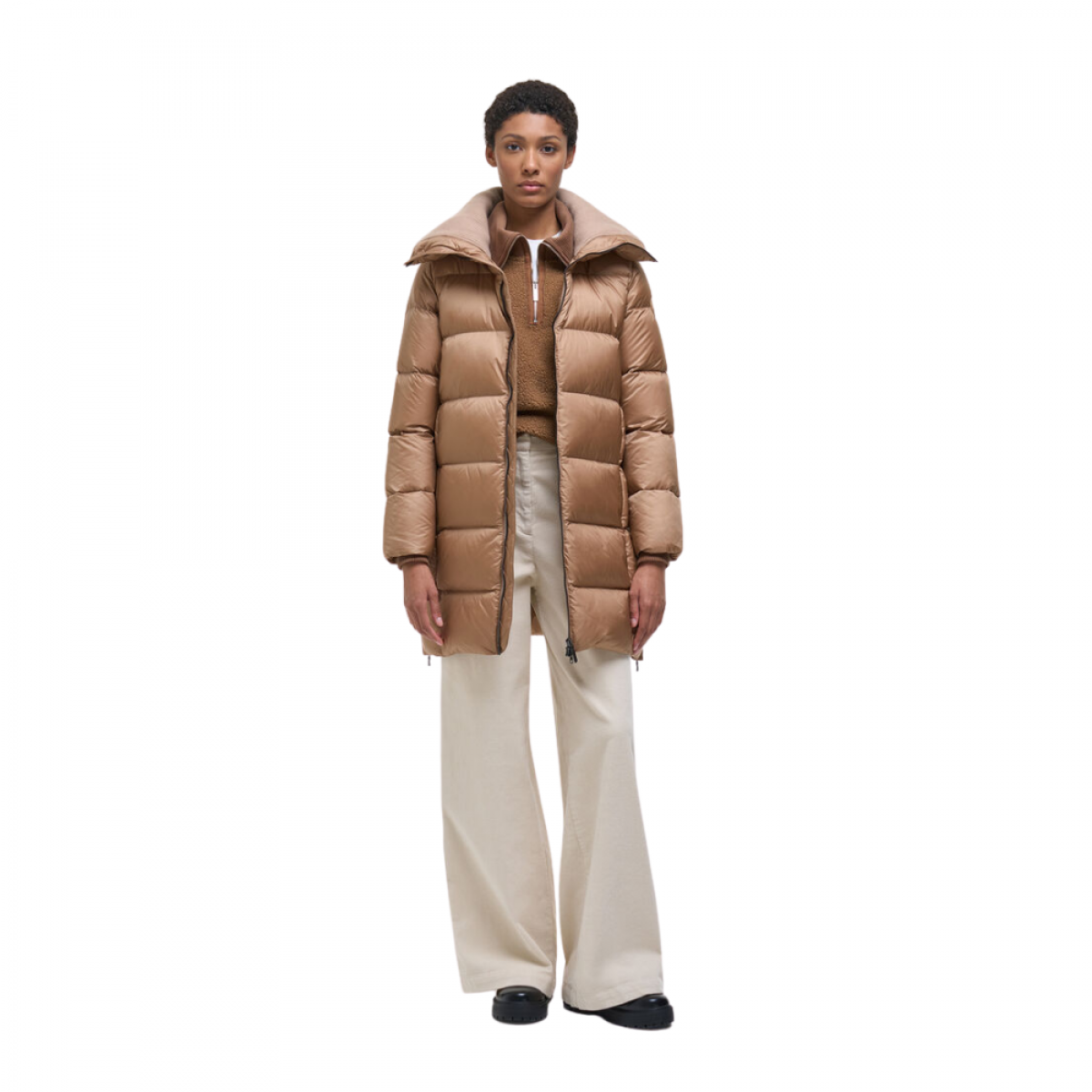 colmar down jacket wide collar - marrakech
