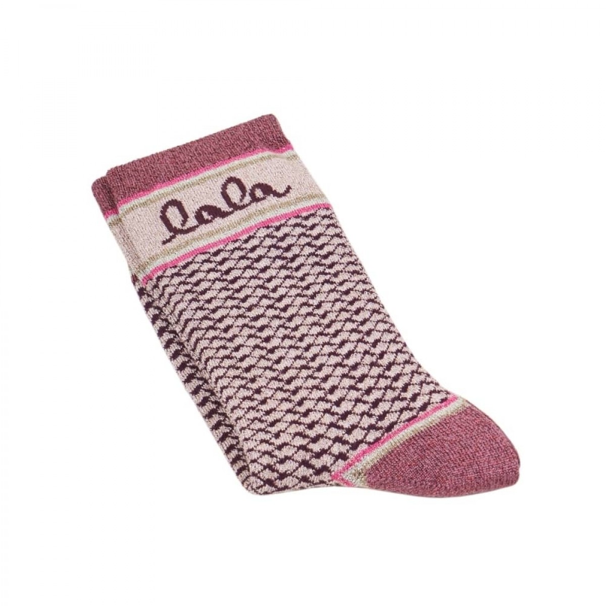 silja socks - pink - mønster