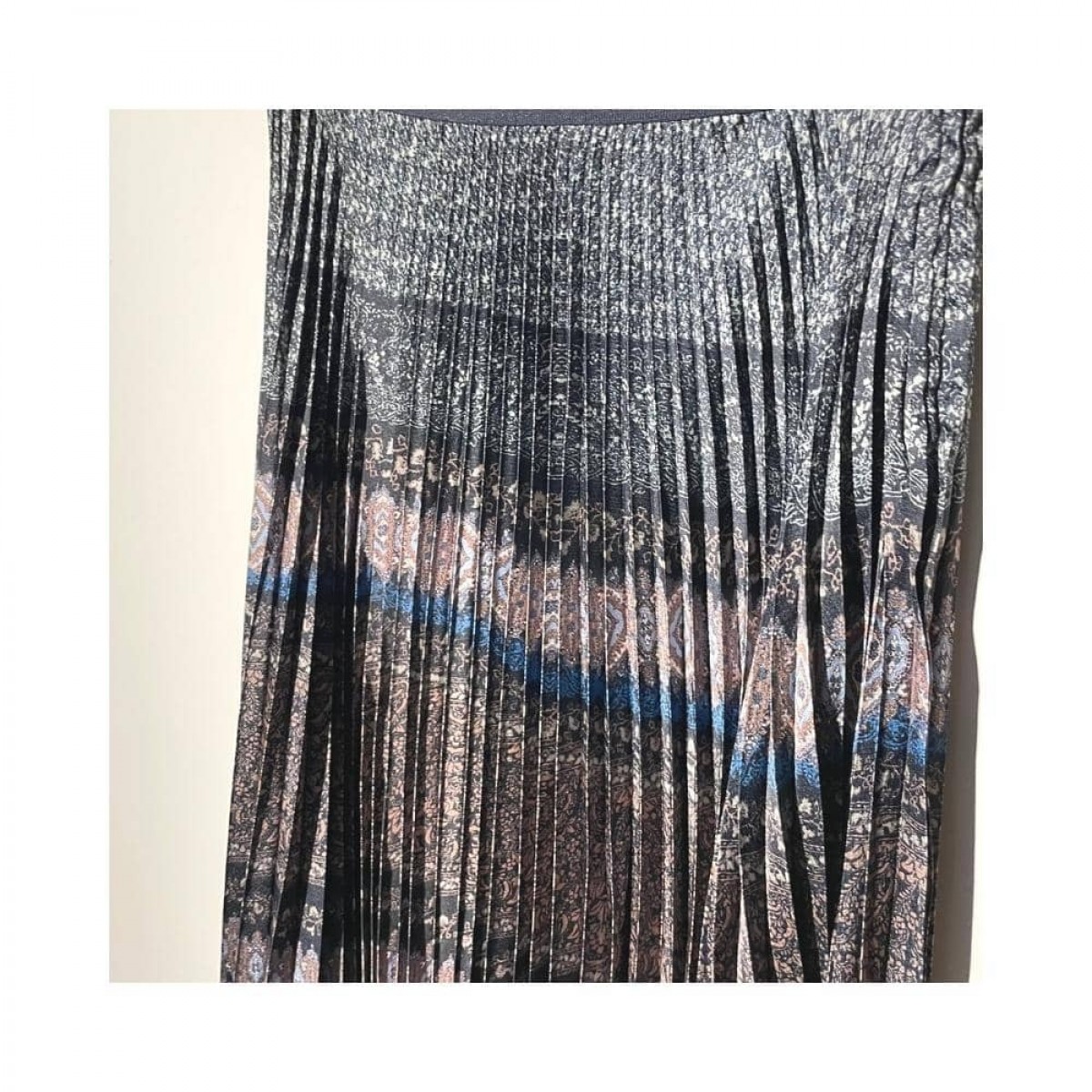 fadia skirt - marine - print