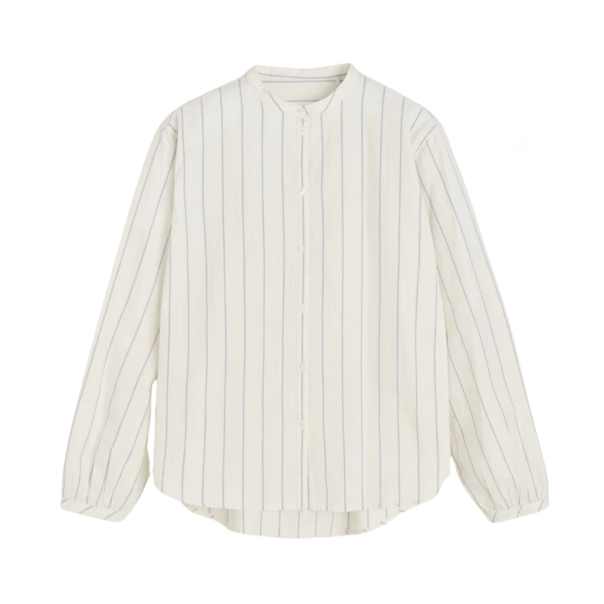 aiayu bibbi shirt champetra - mix french blue - front