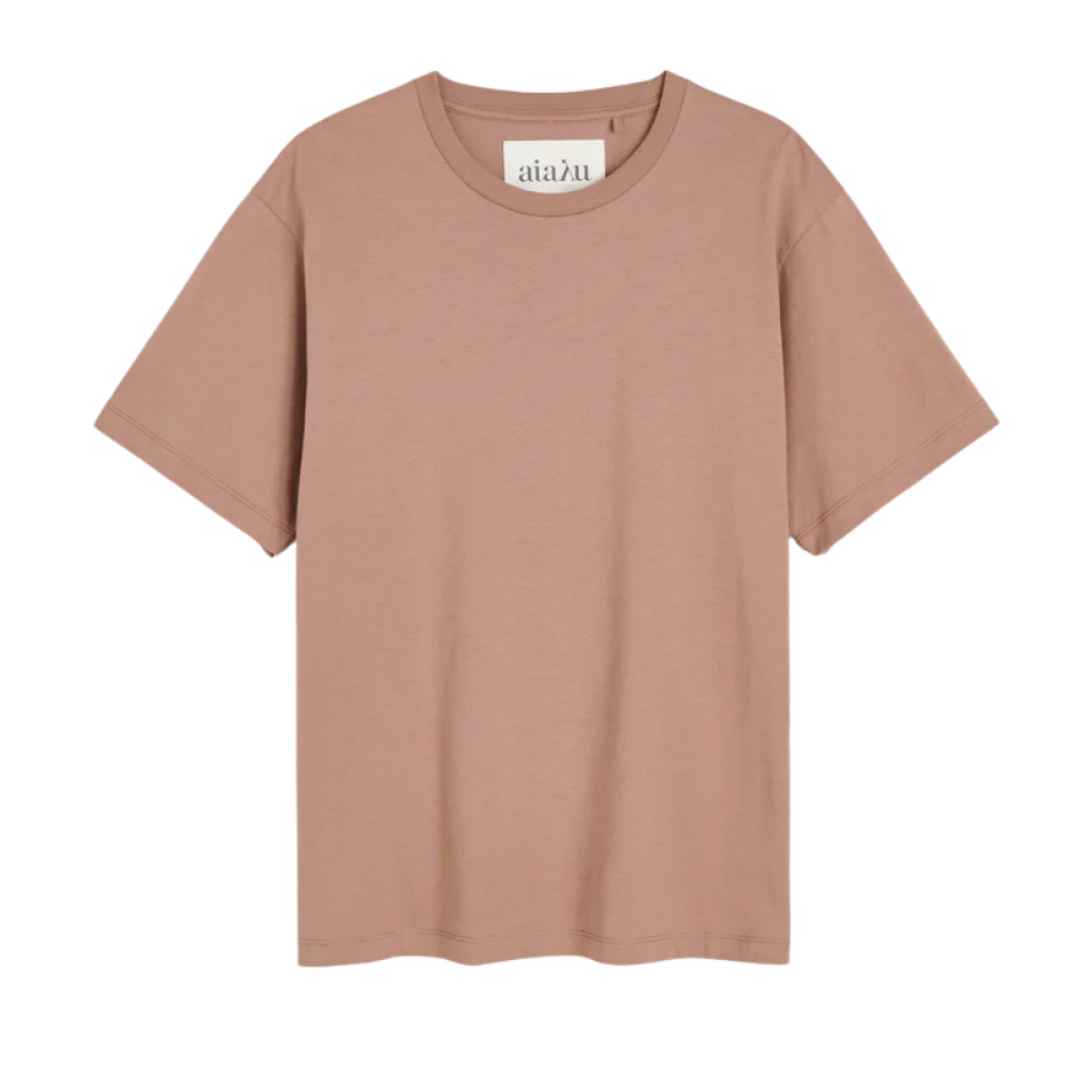 aiayu classic circular tee - desert blush