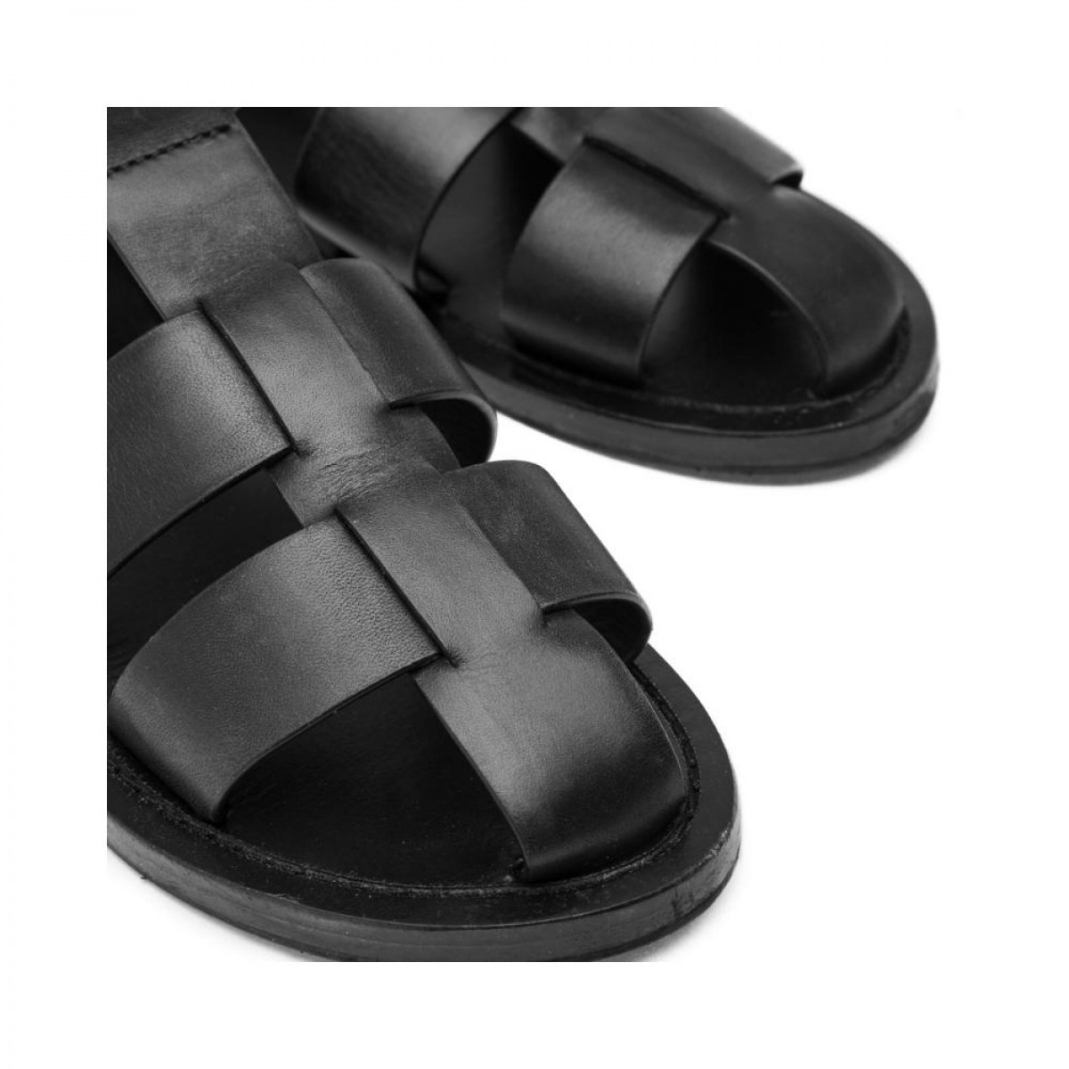 glenn sandals - black - flet