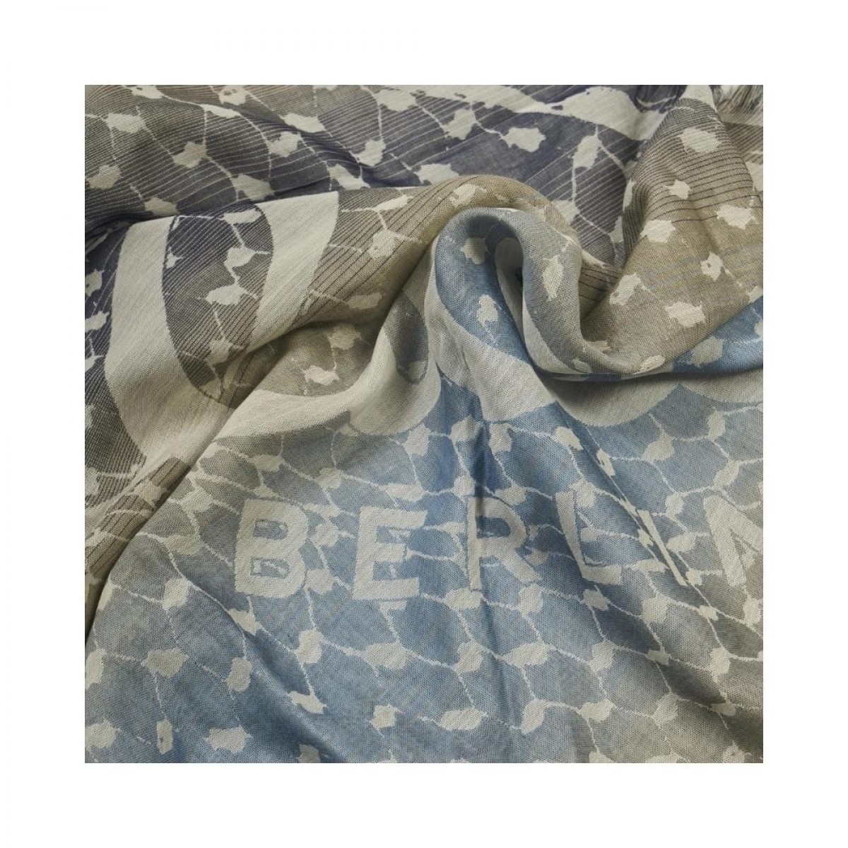 scarf amalin - blue shades - logo