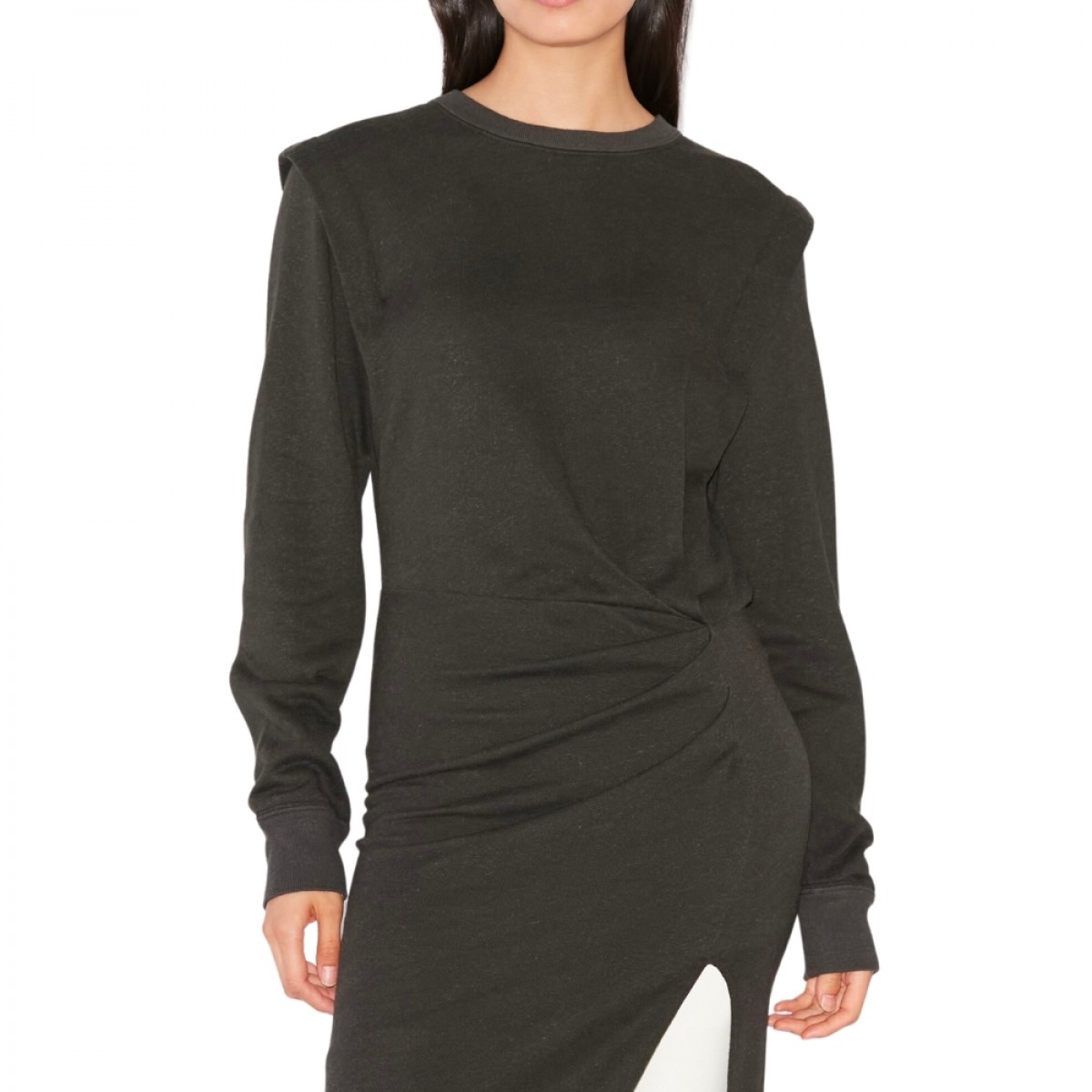 mafalda dress - faded black - skulder 