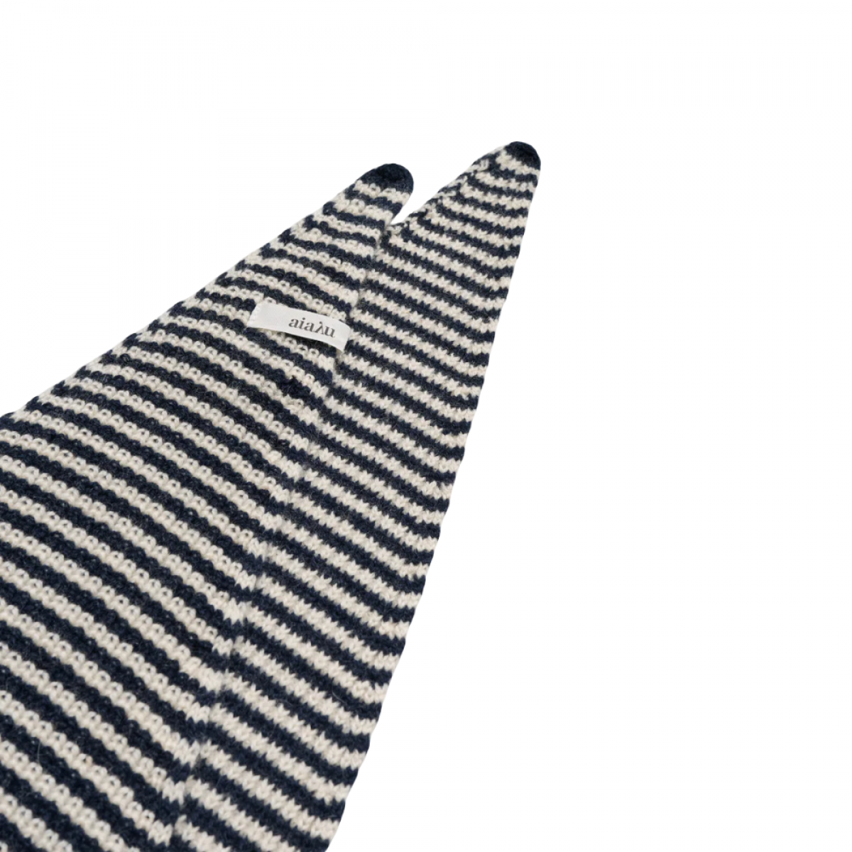 aiayu know scarf mix - black blue - logo