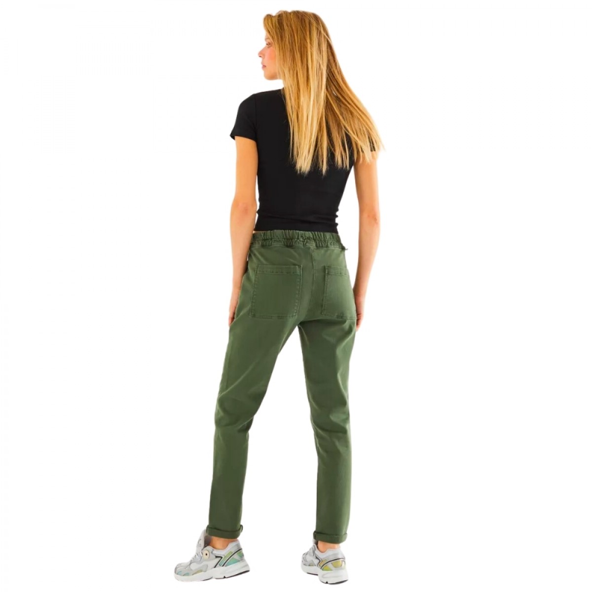 roma jog pants - army - model bagfra 