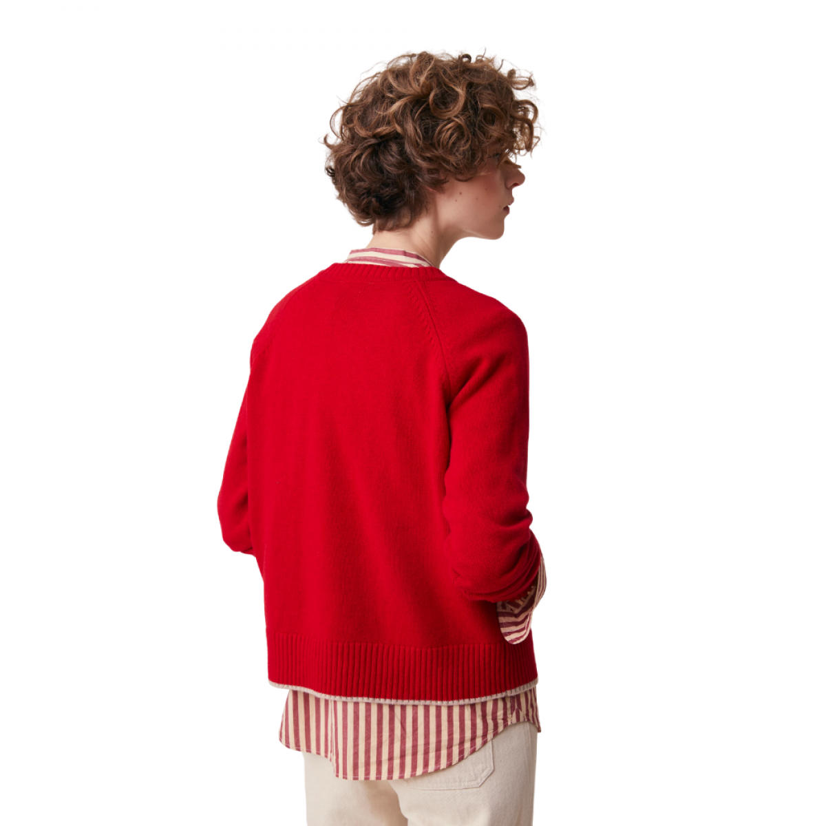 moismont sweater helen no 229 - red - ryg