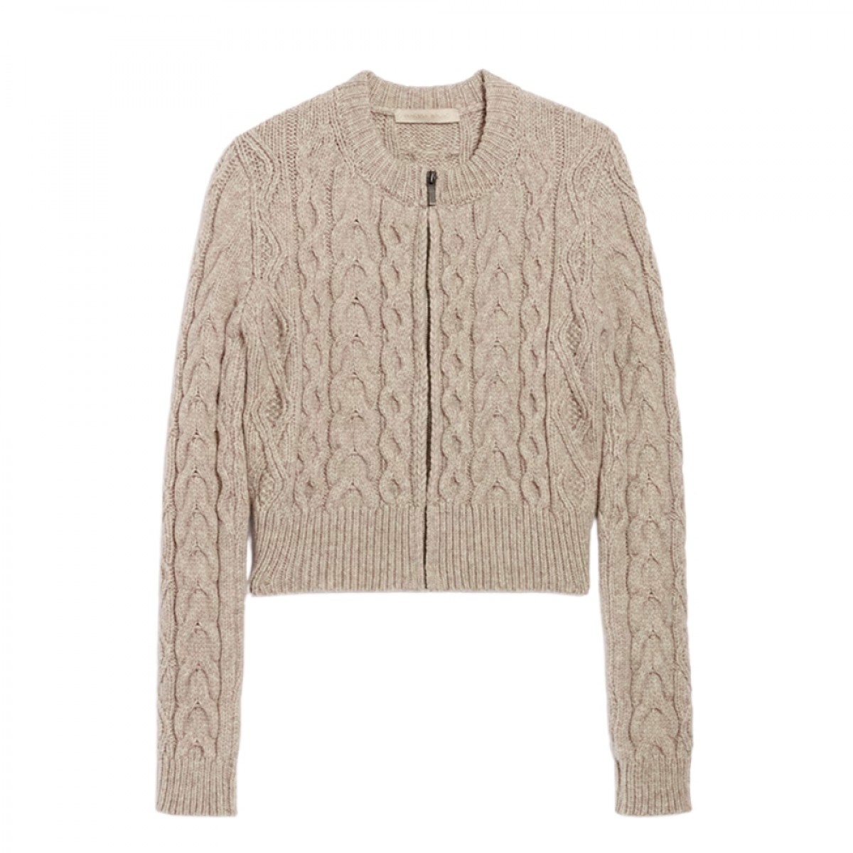 bellinda cardigan - gris perle - front