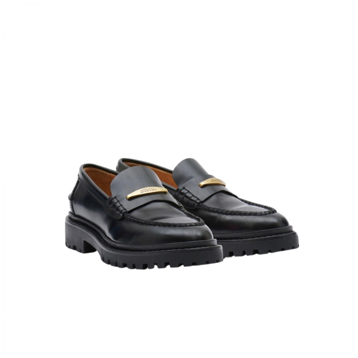 frezza leather loafers - black - par 