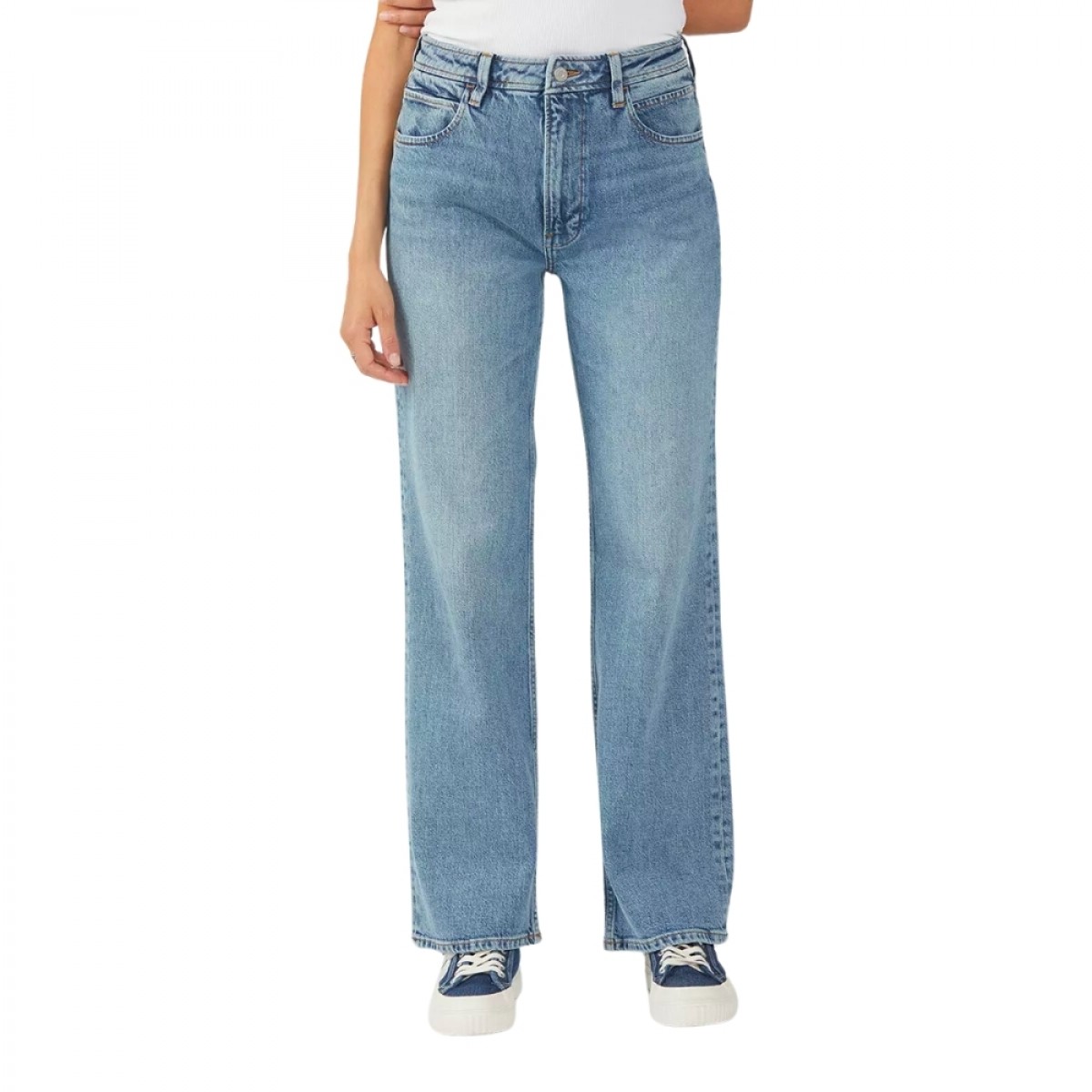 straight jeans ginger - denim blue - model front