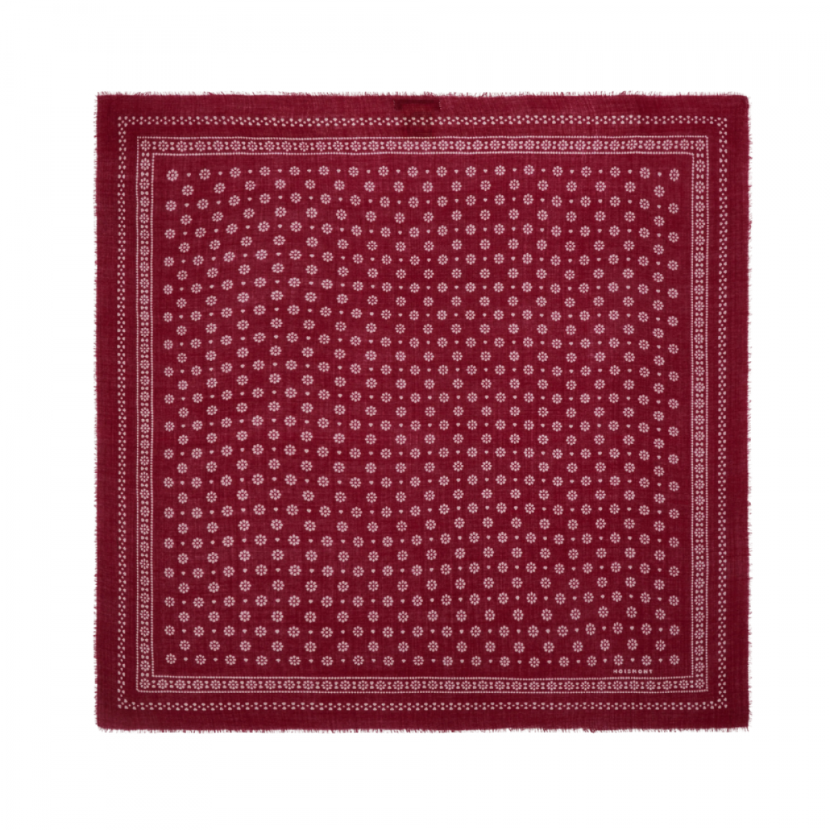 moismont scarf olaf no 676 velvet - red - front