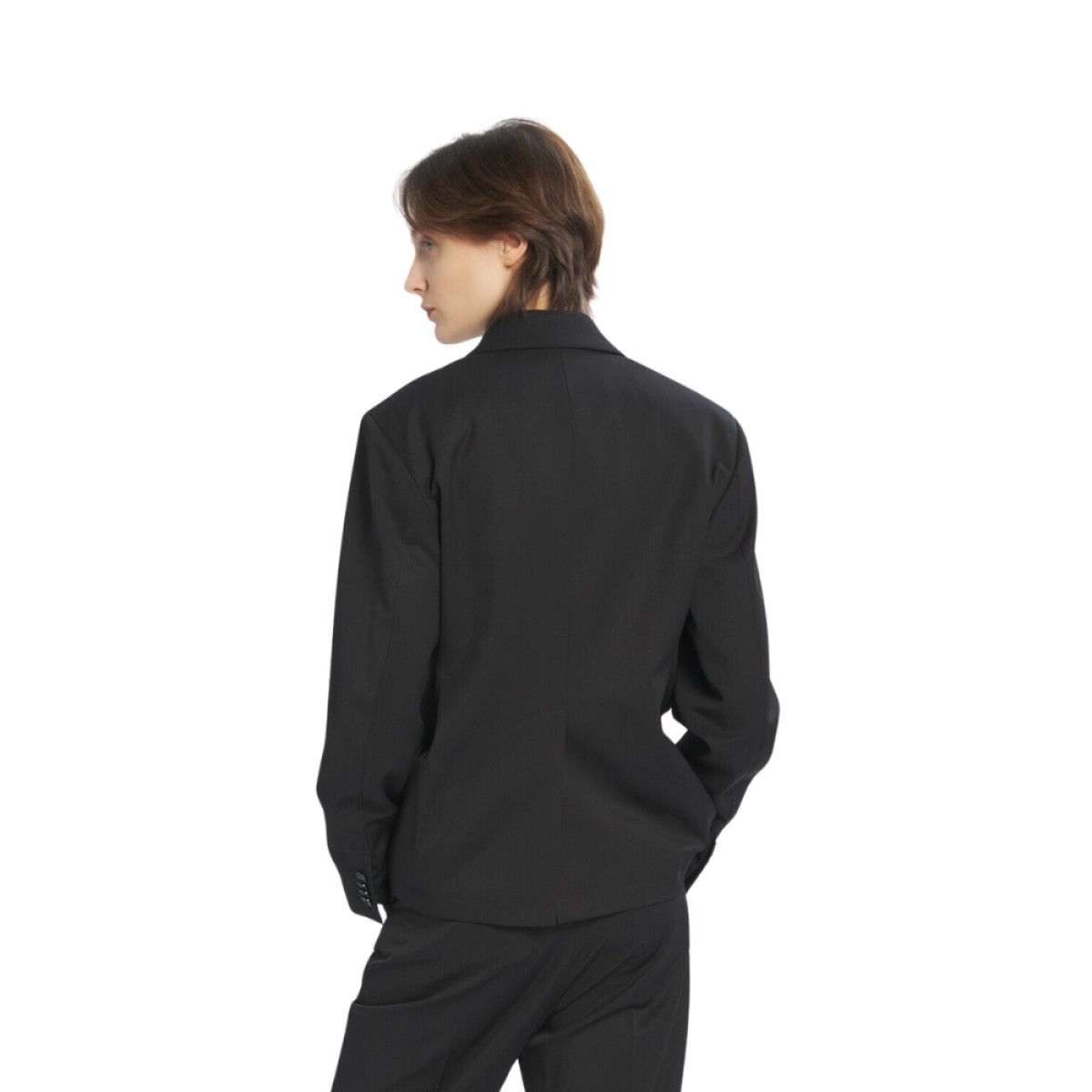 jacket sila novento - black - model ryg