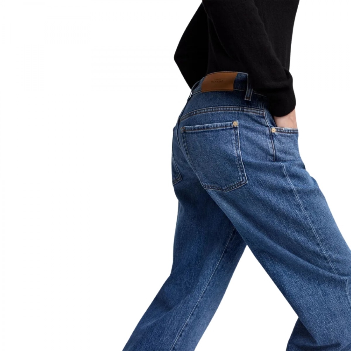 tess trouser santa cruz - mid blue - i løb