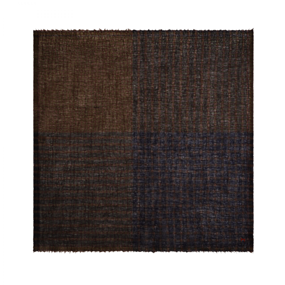 moismont scarf corneille no 852 midnight - midnight - front