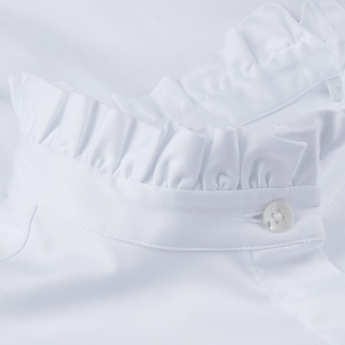 darya hvid flæse skjorte - white - krave 