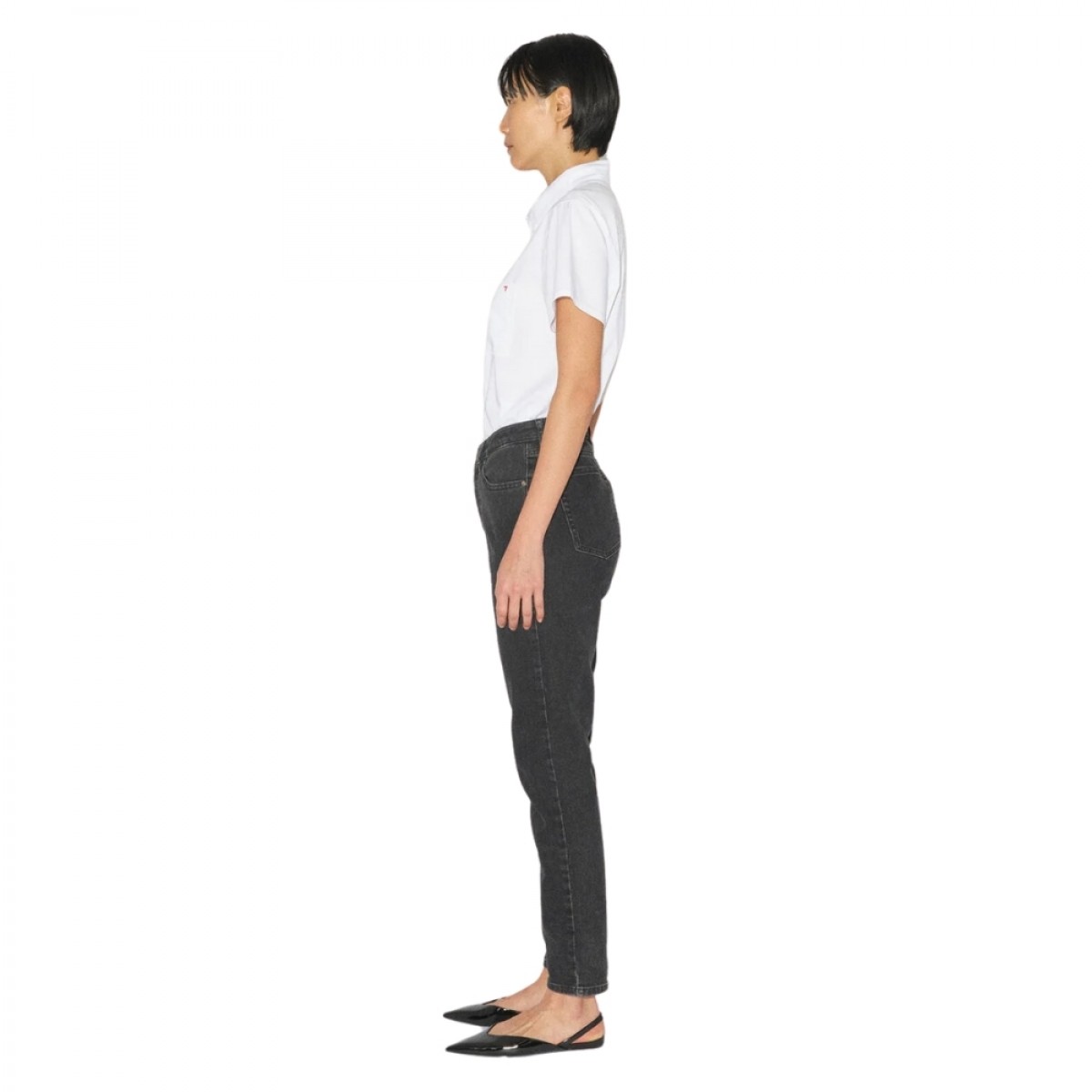 trw hepburn jeans wash original - black - fra siden 