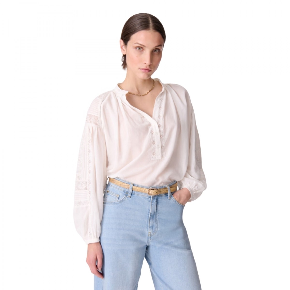 nipoa blouse - blance 