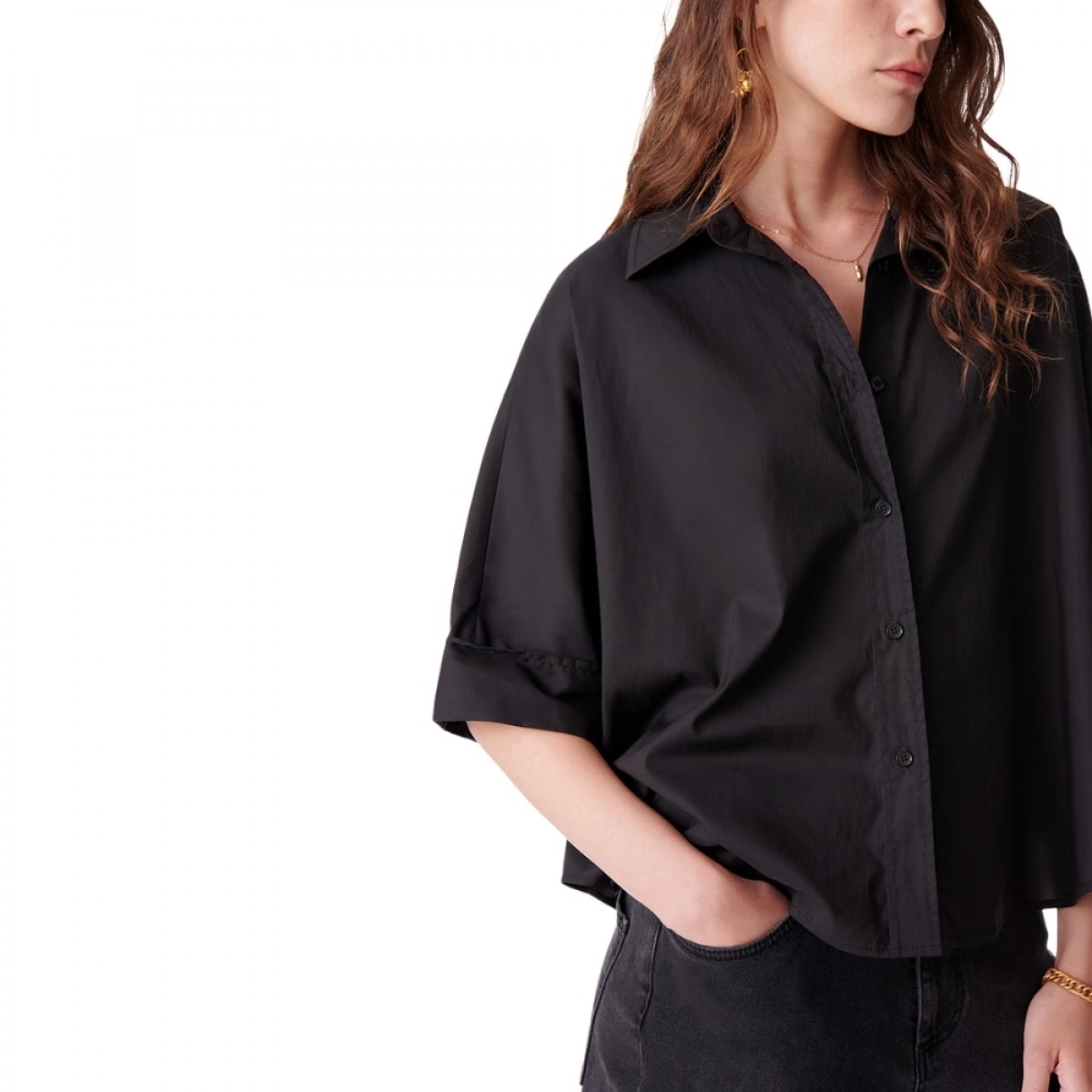 bobby shirt - black - look 