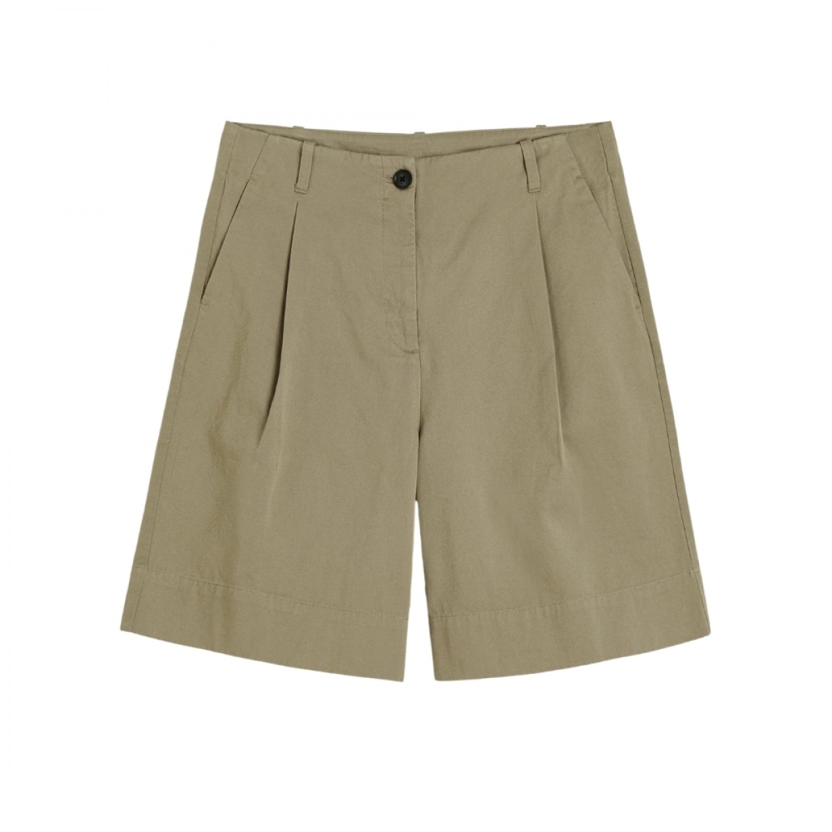 willy shorts - light vintage army - front