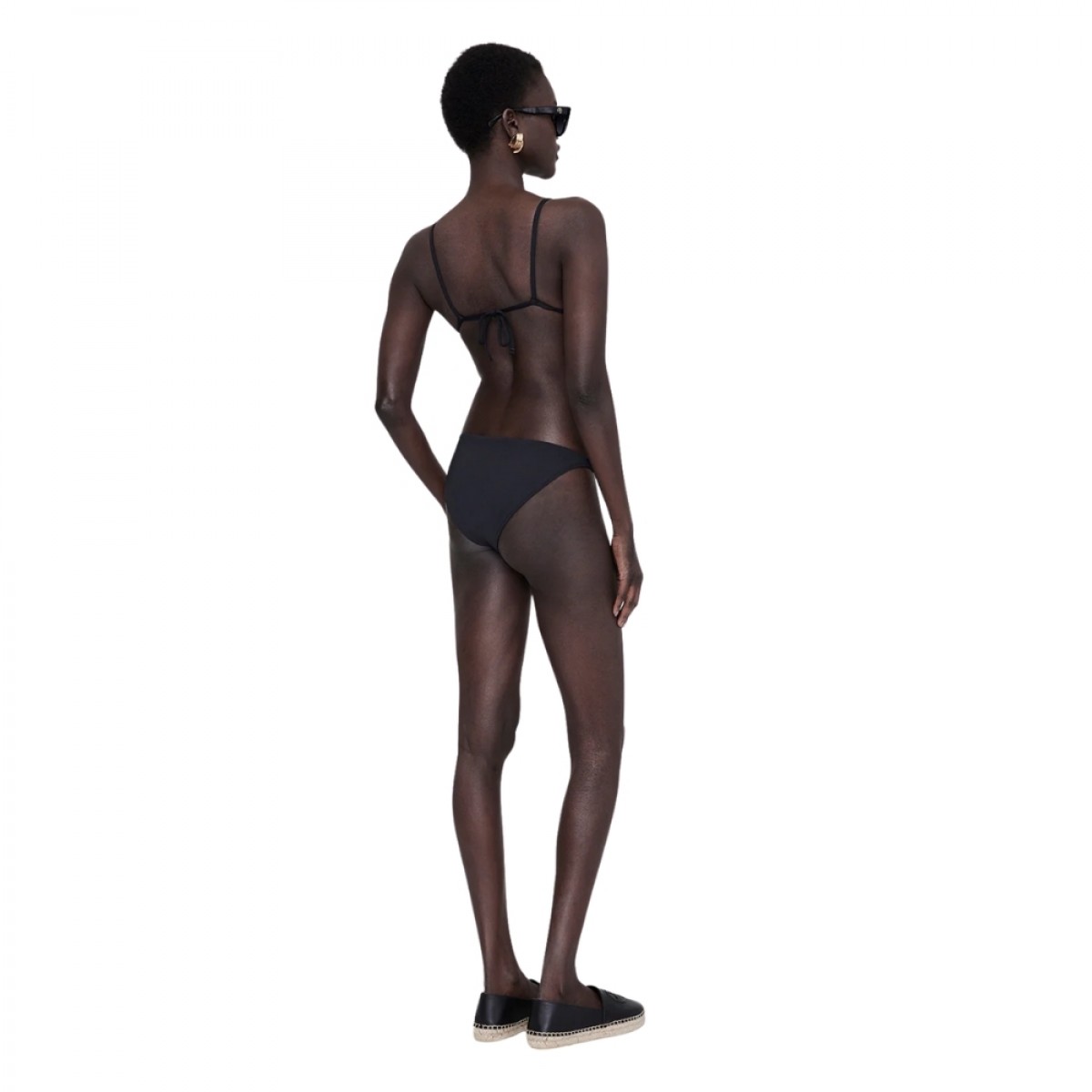 bellamy bikini bottom - black - model bagfra 