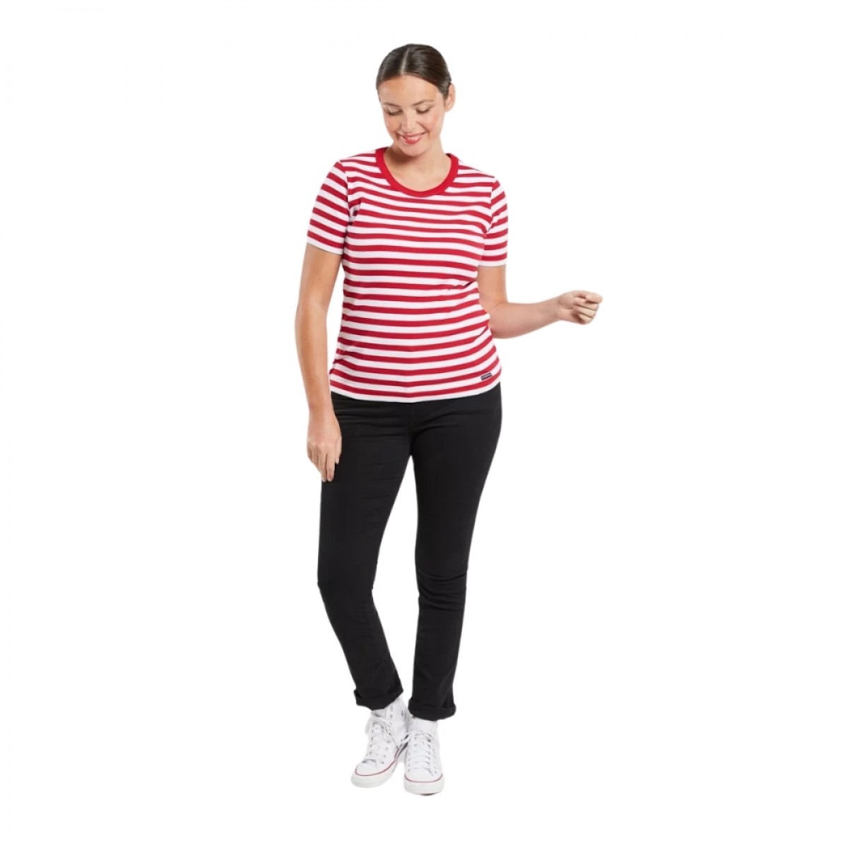 sailor t-shirt hillion women - red/white - look