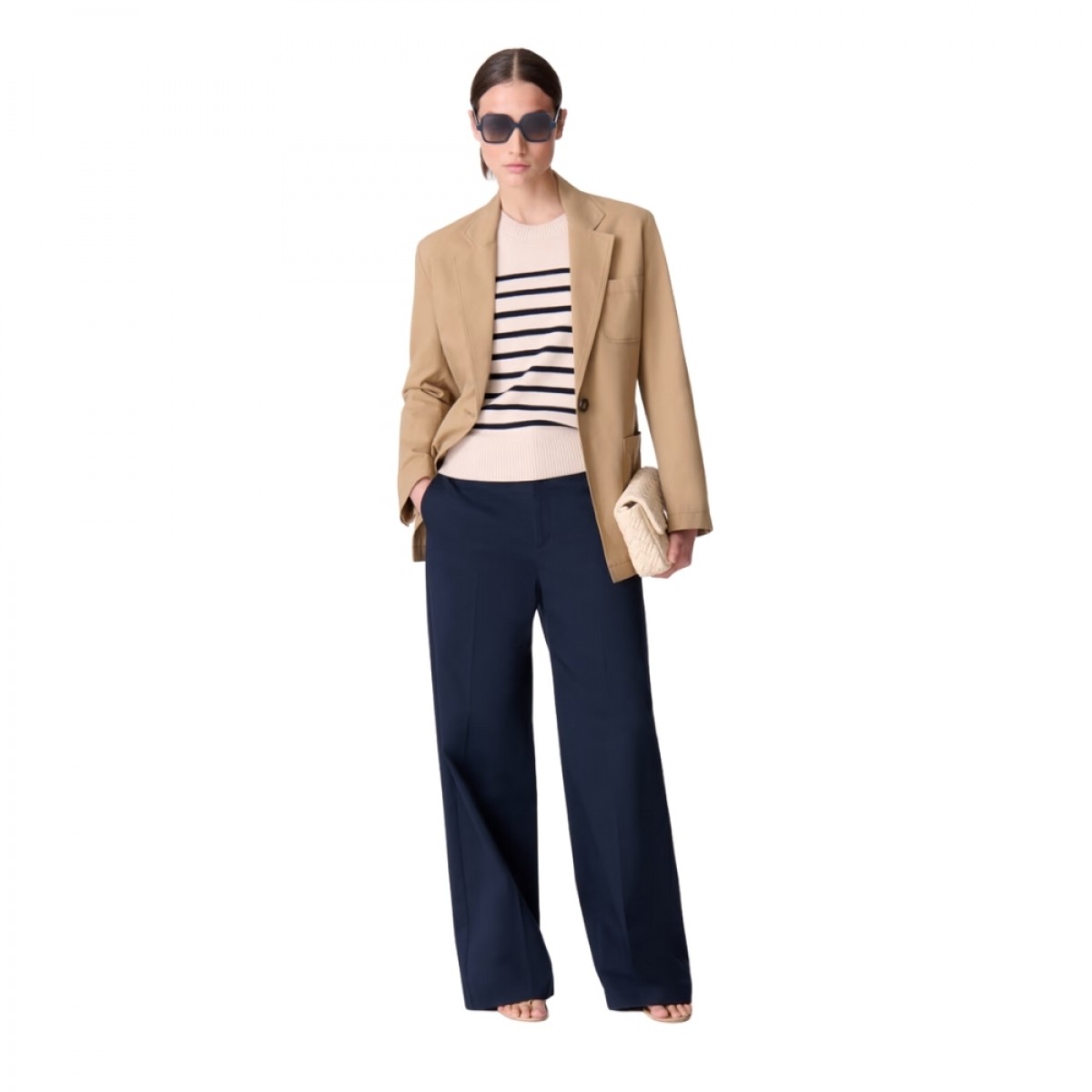 caline jacket - vert safari - model look