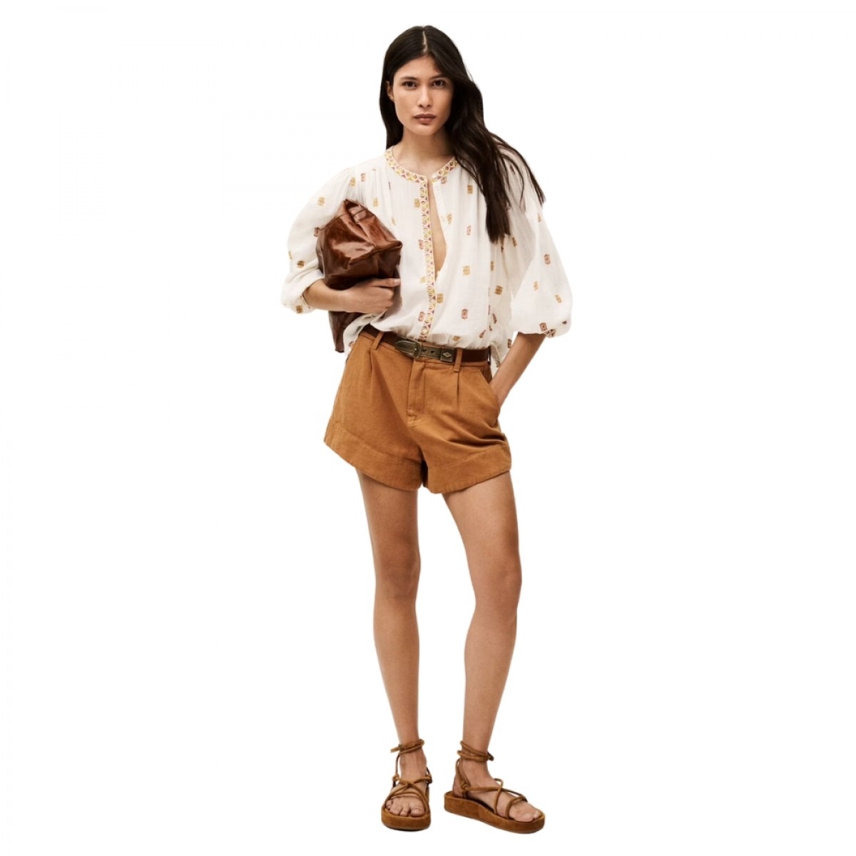 Shirt daphne - ecru - model look 