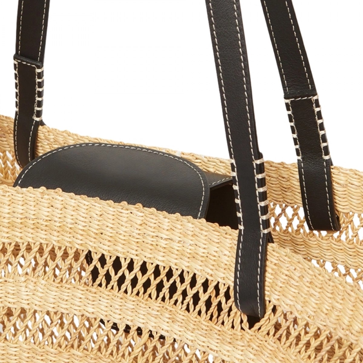 elephant grass basket - black - hank