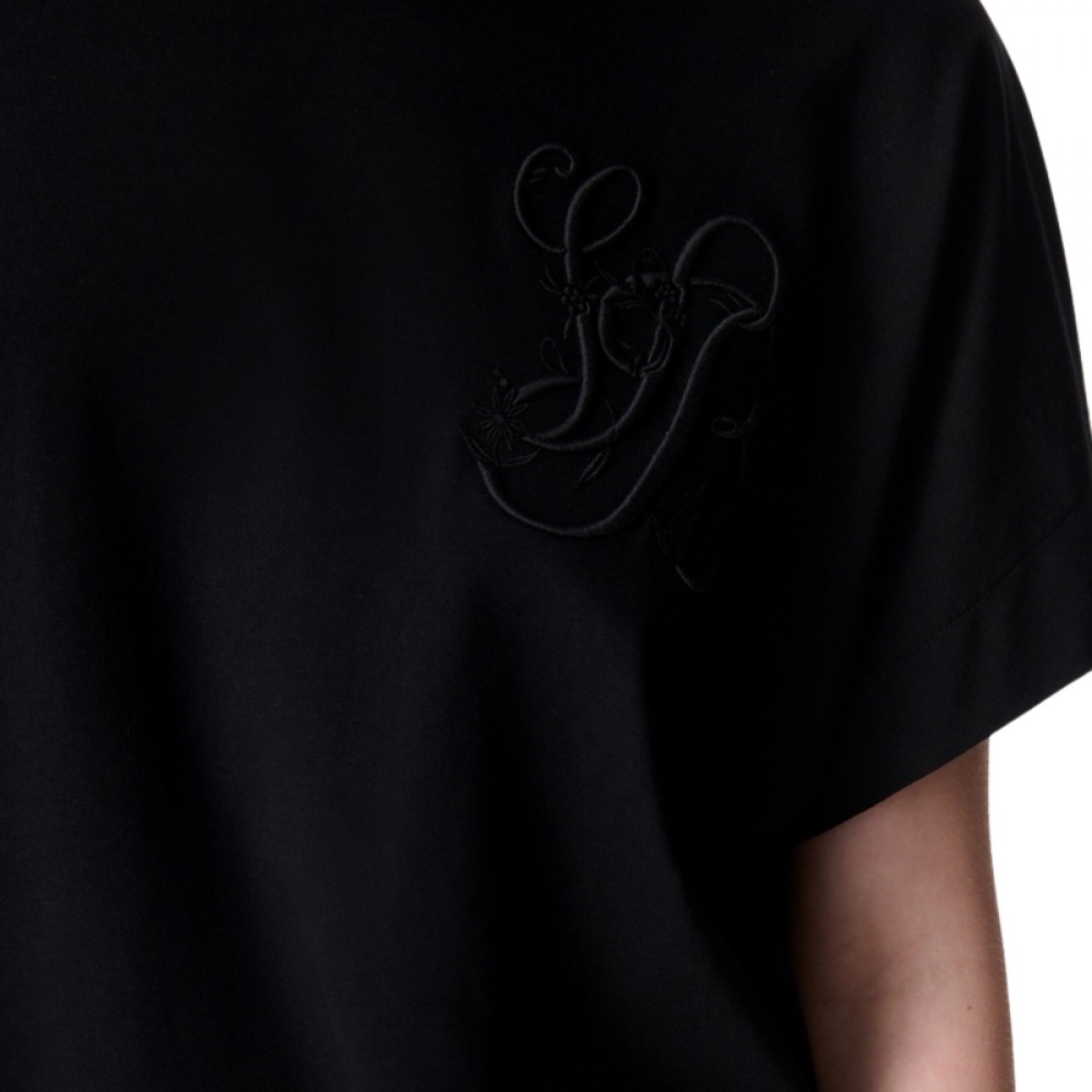 euridice t-shirt - black - logo