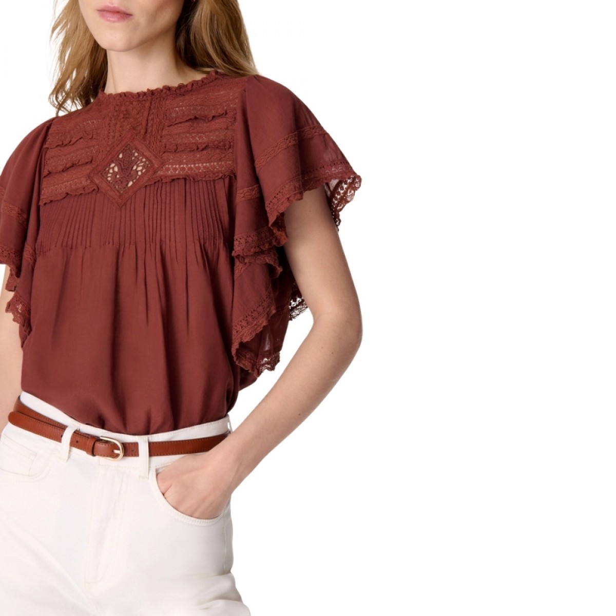 calisson blouse - brownie - look