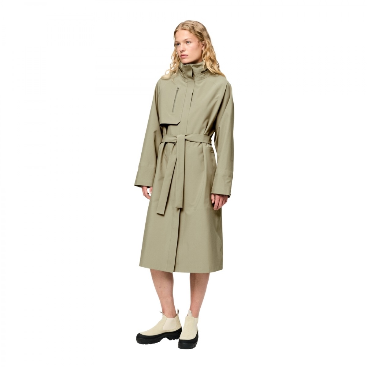 vik coat - oakmoss