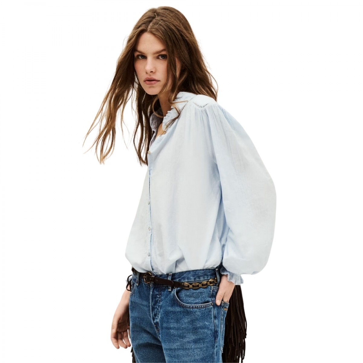 shirt tabbie - blue - fra siden 