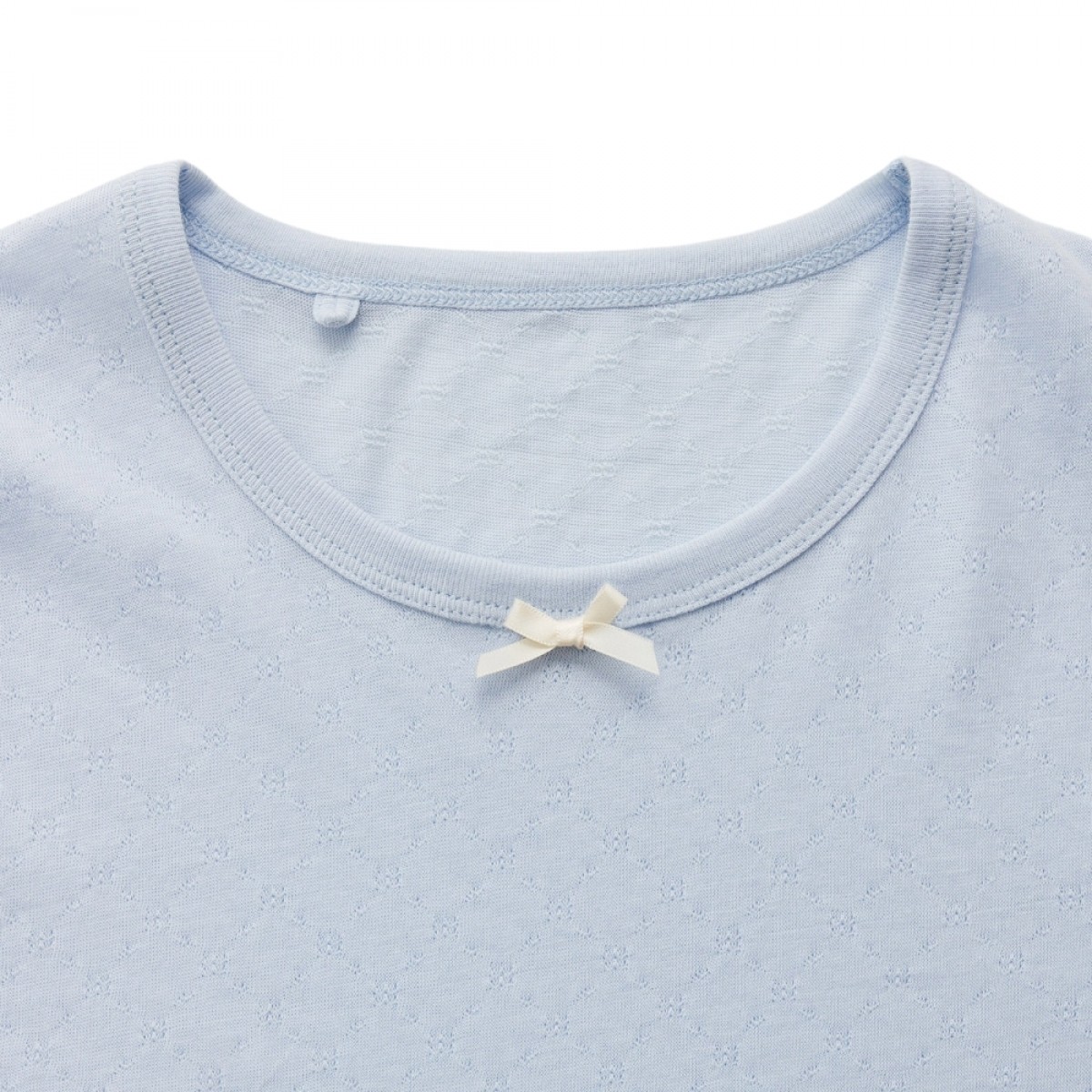aiayu messhu tee - light blue - mønster