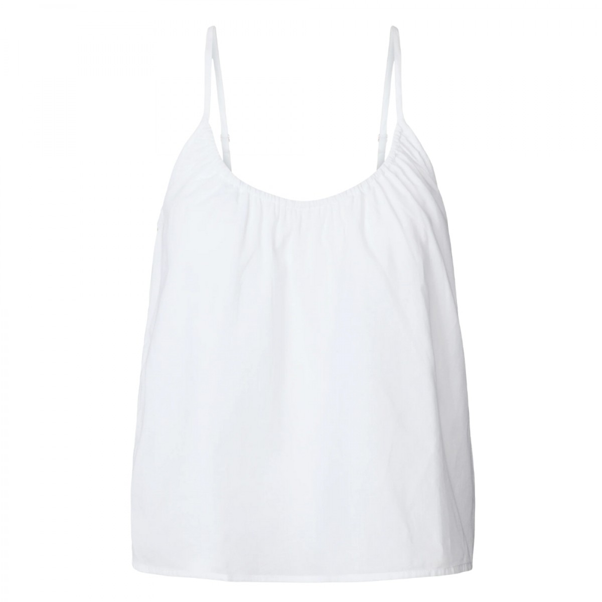 annie top voile - white - front