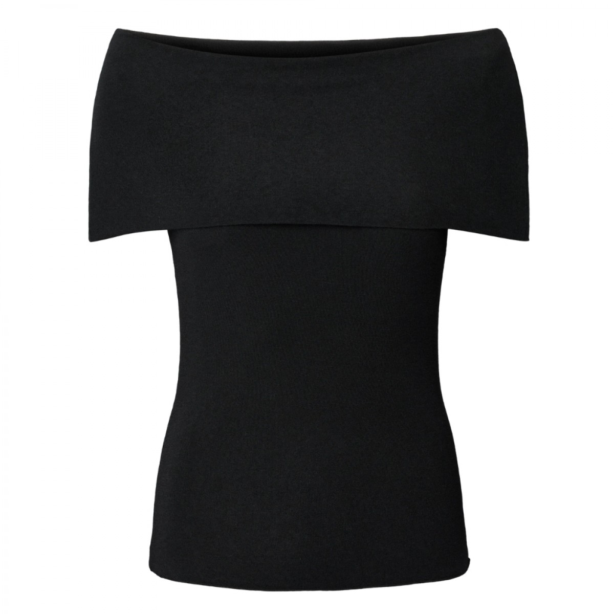 ally wool top - black - front