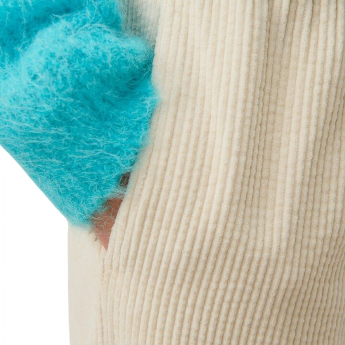 women's padow bukser - vintage ecru - lomme