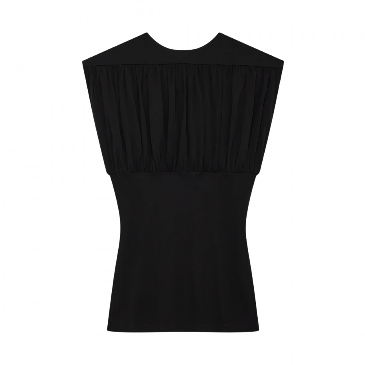anine bing fran top - black