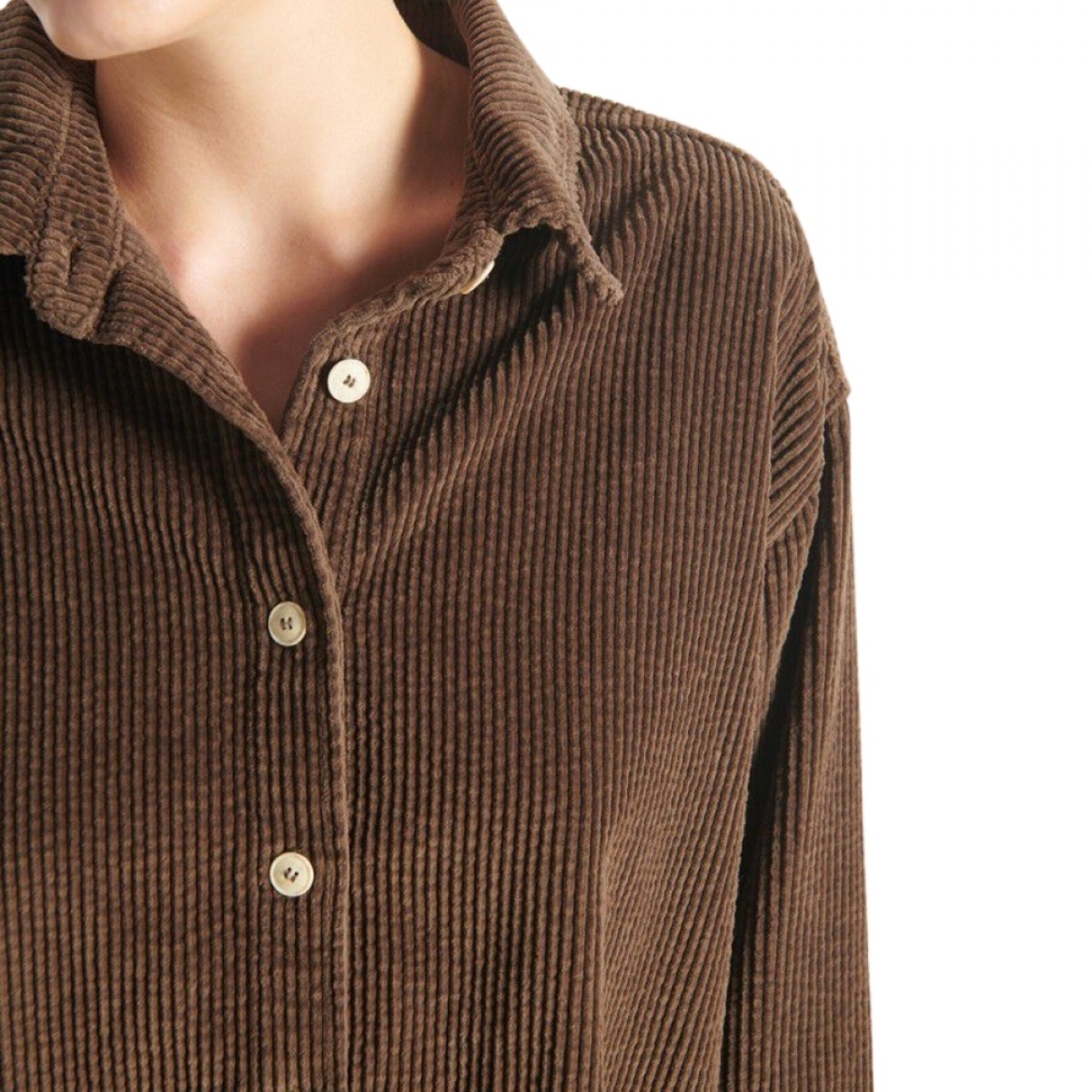 women padow shirt - bear vintage - knapper
