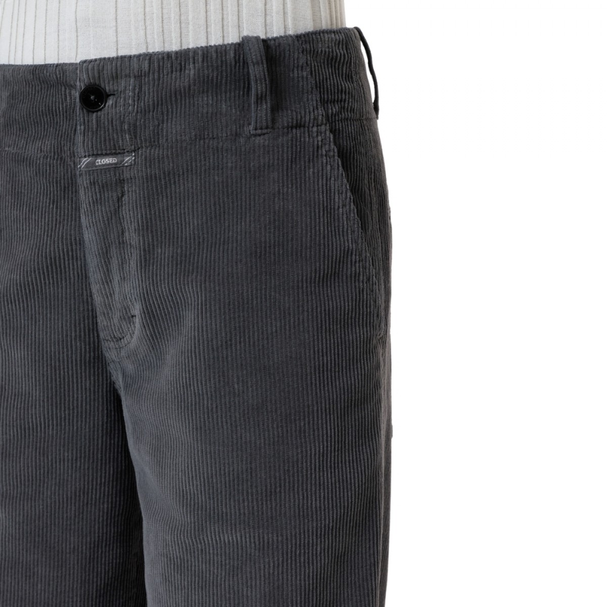closed selma corduroy pant - cosmic grey - lomme