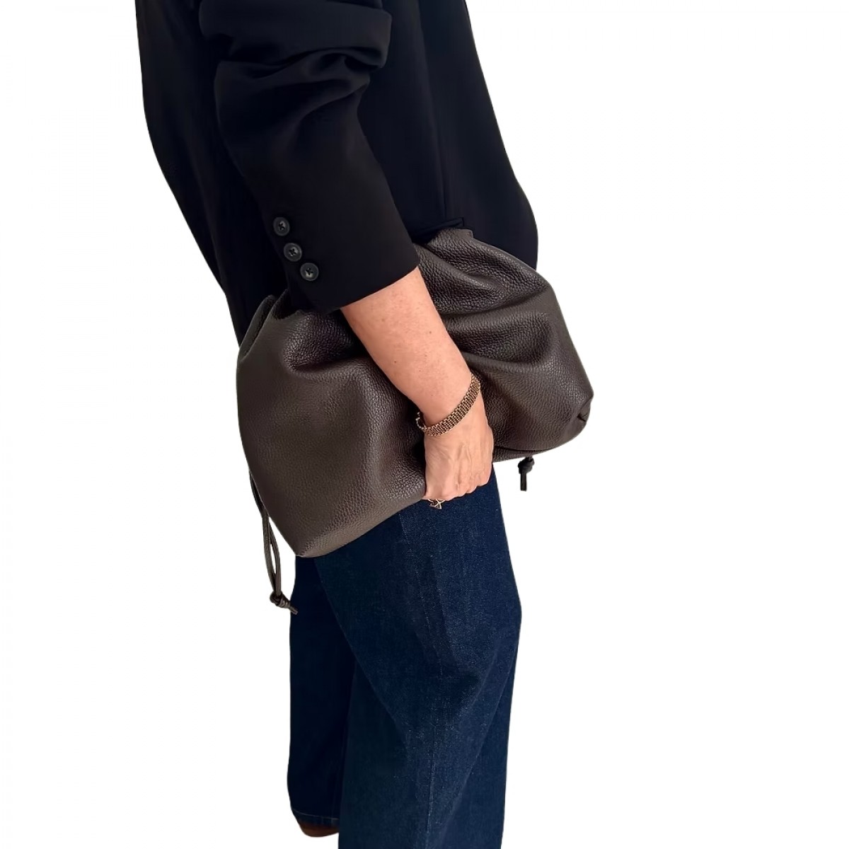 eva leather large - testa moro - model look