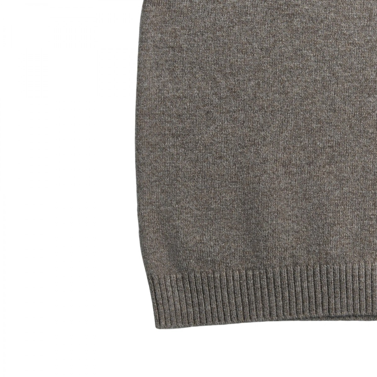 womens blouse - truffle - rib