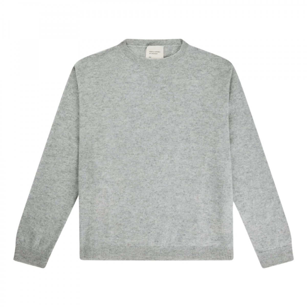 women's oversized roundneck - ash grey