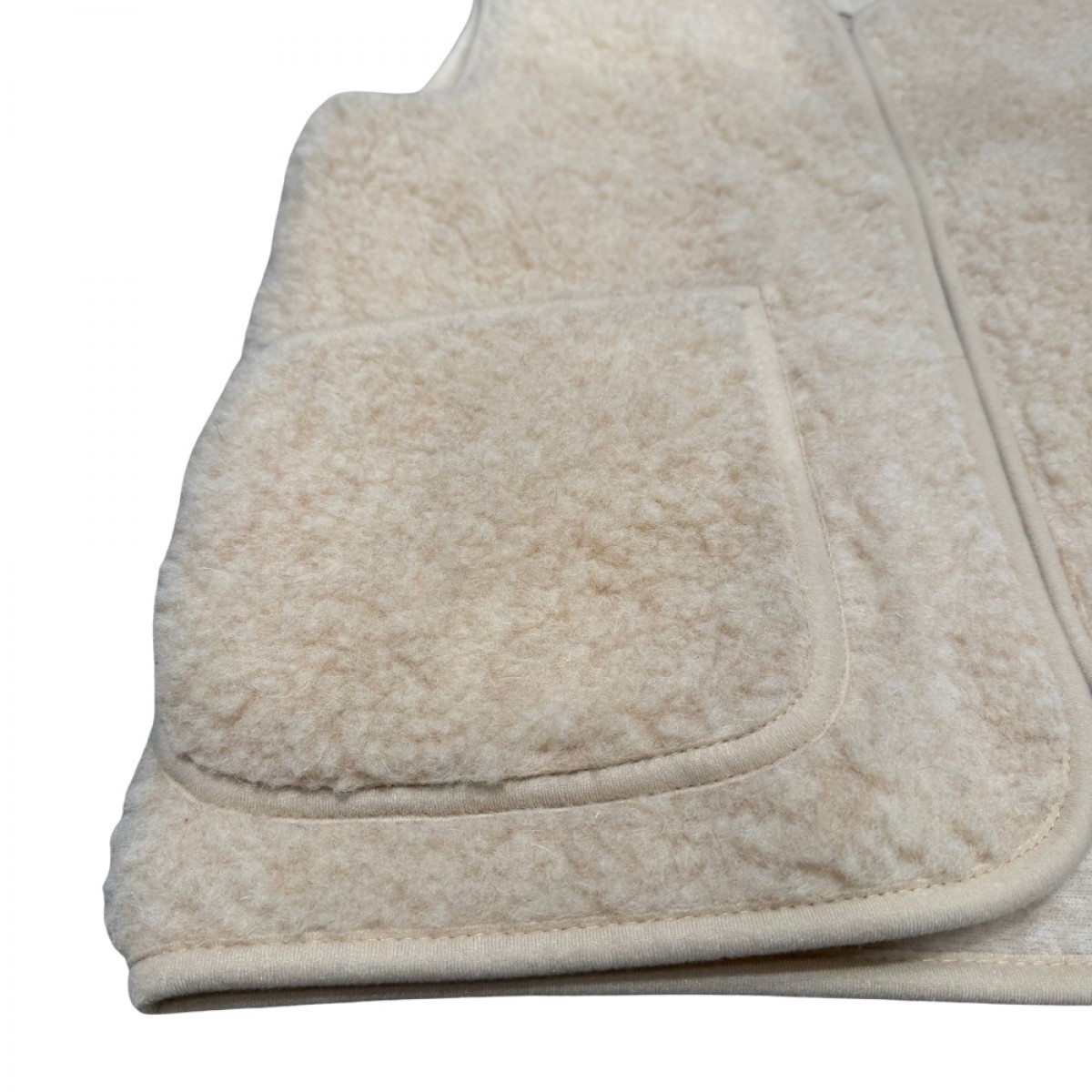 pepitko coldbreaker vest - beige - lomme