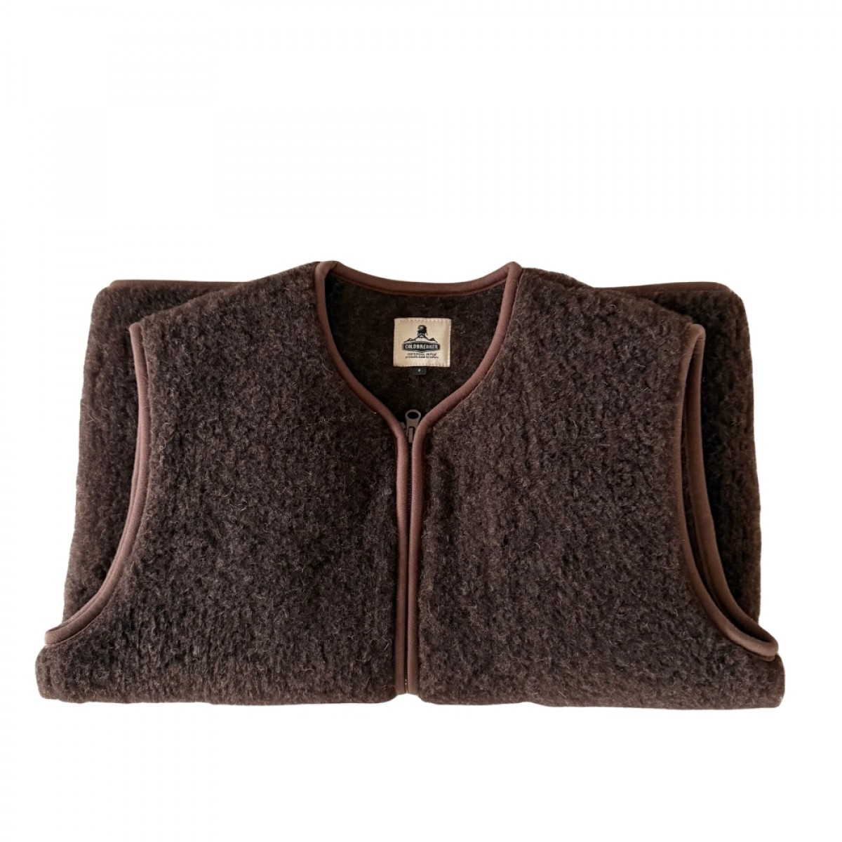 pepitko coldbreaker vest - dark brown - lyn